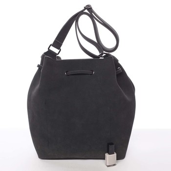 Módní dámská crossbody kabelka černá - Carine Sherlyn