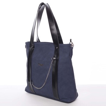 Dámská elegantní kabelka modrá - Carine Campbell
