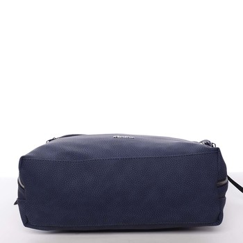 Exkluzivní velká měkká modrá kabelka - Carine Tamika
