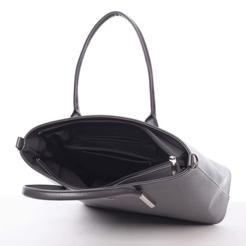 Dámská luxusní kabelka šedá - Delami Devin