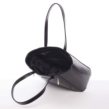 Módní dámská kabelka přes rameno černá - Delami Bambi