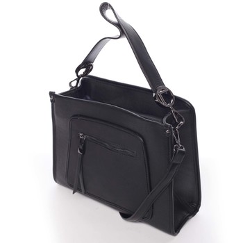 Unikátní elegantní střední kabelka pro dámy černá - MARIA C Urania