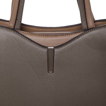 Elegantní dámská kabelka do ruky khaki - Silvia Rosa Belinda