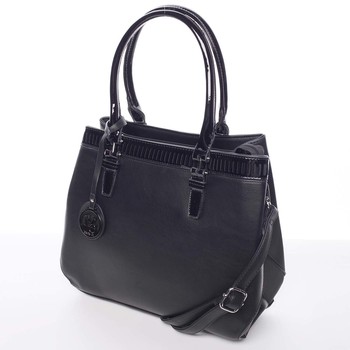 Elegantní a stylová černá kabelka přes rameno - MARIA C Thalassa
