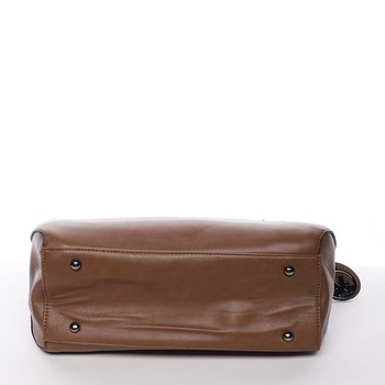 Elegantní a stylová hnědá kabelka přes rameno - MARIA C Thalassa