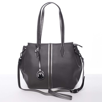 Stylová dámská kabelka přes rameno šedá - MARIA C Veronica