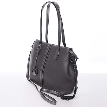Stylová dámská kabelka přes rameno šedá - MARIA C Veronica