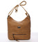 Elegantní a originální dámská crossbody kabelka světle hnědá - Silvia Rosa Labrilla