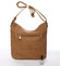 Elegantní a originální dámská crossbody kabelka světle hnědá - Silvia Rosa Labrilla