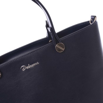 Luxusní tmavě modrá dámská kabelka - Delami Chantal