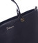 Luxusní tmavě modrá dámská kabelka - Delami Chantal