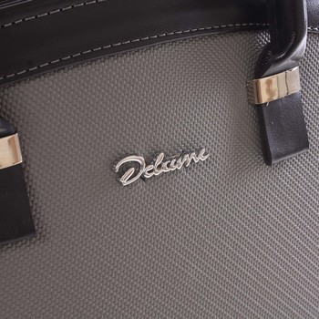 Elegantní šedo černá dámská kabelka do společnosti - Delami Renee