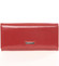 Luxusní hladká kožená červená peněženka - Lorenti 2401N