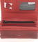Velká elegantní kožená červená peněženka - Lorenti 6111