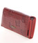 Luxusní dámská kožená lakovaná peněženka červená - Lorenti 4003L