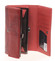 Luxusní dámská kožená peněženka červená - Lorenti 4003