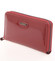 Jemná módní kožená lakovaná peněženka/psaníčko červená - Lorenti Shou