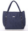 Elegantní měkká modrá kabelka - Carine Zaria