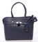 Luxusní stylová menší tmavě modrá kabelka do ruky - David Jones Haless