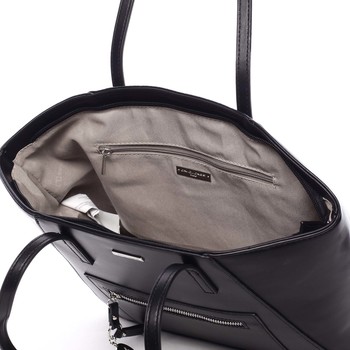 Moderní dámská kabelka přes rameno černá - David Jones Adria
