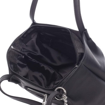 Moderní vzorovaná kabelka černá - Delami Libby