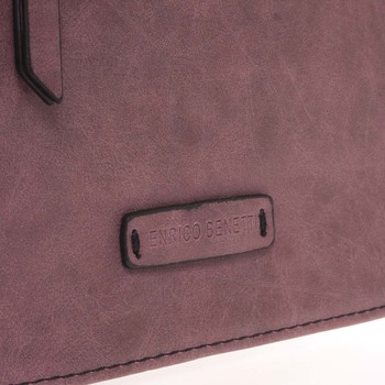 Moderní dámská crossbody kabelka vínová - Enrico Benetti Ghina