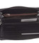 Jemná módní kožená lakovaná peněženka/psaníčko černá - Lorenti Shou