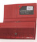 Luxusní lakovaná kožená červená peněženka s kroko vzorem - Lorenti 72401CB