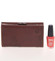 Exkluzivní dámská kožená hnědá peněženka - Lorenti 55020EBF