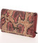 Lakovaná originální kožená červená peněženka - Lorenti 74112DRK