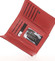 Dámská červená moderní lakovaná peněženka - Loren Ressa