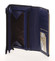Stylová kožená lakovaná dámská peněženka tmavě modrá - PARIS 74110DSHK