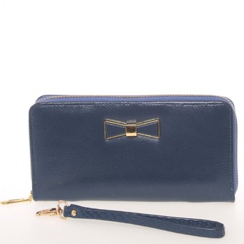 Moderní dámská peněženka s poutkem modrá - Milano Design SF1821