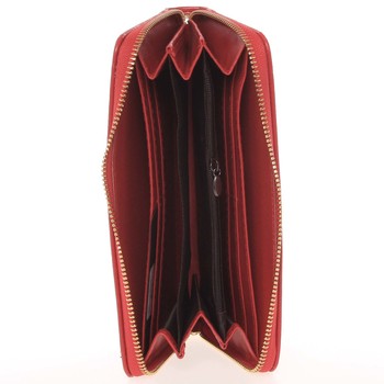 Originální dámská červená peněženka/psaníčko s poutkem - Milano Design SF1802