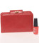 Klasická dámská červená peněženka - Milano Design SF1801
