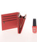 Moderní menší dámská červená peněženka - Milano Design SF1814