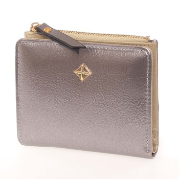 Jednoduchá malá dámská stříbrná peněženka - Milano Design SF1806