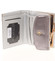Trendy menší dámská stříbrná peněženka se vzorem - Milano Design SF1815