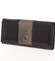 Módní dámská polokožená černá peněženka - Cavaldi PX244