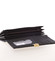 Nadčasová dámská polokožená černá peněženka - Cavaldi PX272
