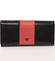 Módní dámská polokožená červená peněženka - Cavaldi PX244