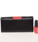 Módní dámská polokožená červená peněženka - Cavaldi PX244