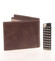 Klasická pánská kožená peněženka hnědá - BUFFALO Draven
