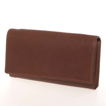 Dámská kožená hnědá peněženka - Delami CHAGL04104