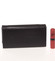 Kvalitní dámská kožená černá peněženka - Delami BAGL04104