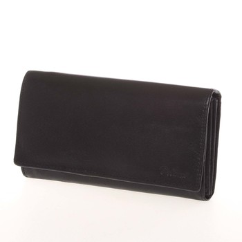 Dámská kožená černá peněženka - Delami CHAGL04104