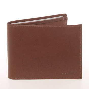 Pánská kožená koňaková peněženka - Delami Colbey