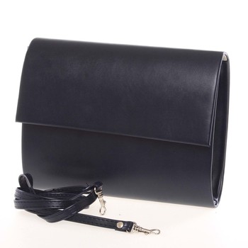 Střední dámské elegantní psaníčko tmavě modré matné - Delami SanDiego