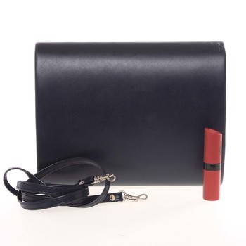 Střední dámské elegantní psaníčko tmavě modré matné - Delami SanDiego