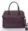 Exkluzivní dámská fialová pevná kabelka do ruky - David Jones Agape
